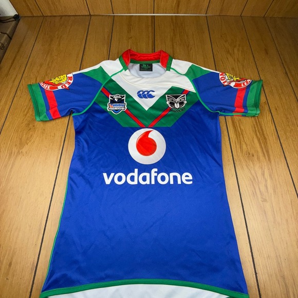 Vintage Vodafone Warriors NRL Rugby Jersey Canterbury Size S - Picture 1 of 16
